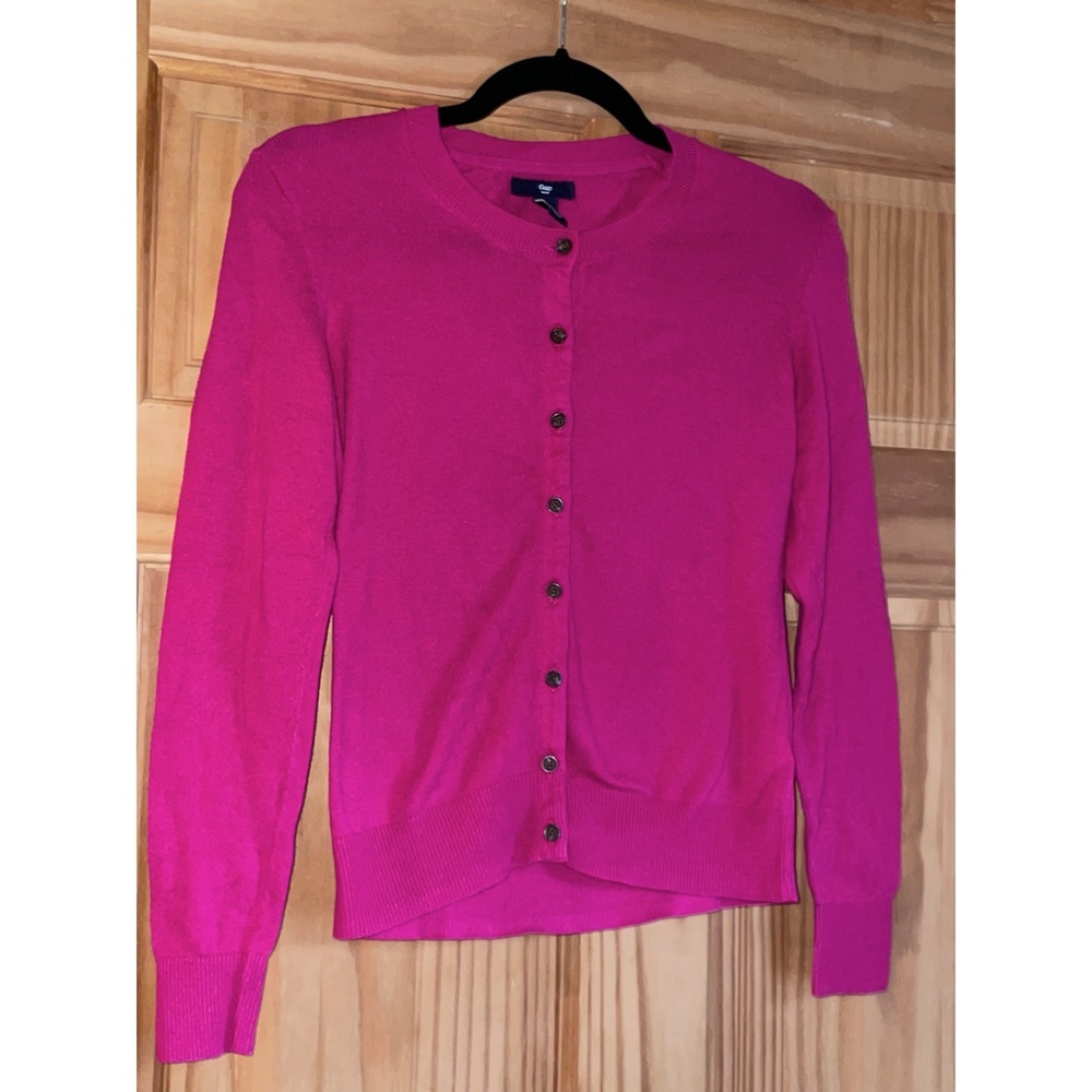 GAP Pink Cardigan Sweater, Size XS